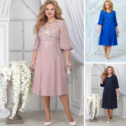 👗【S-5XL】Elegancka, temperamentna sukienka, wygodna i wysokiej jakości